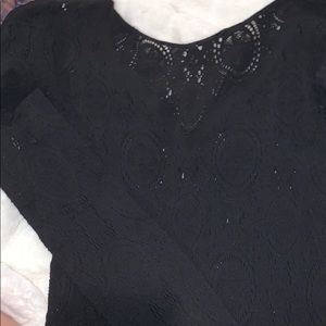 Mesh free people long sleeve